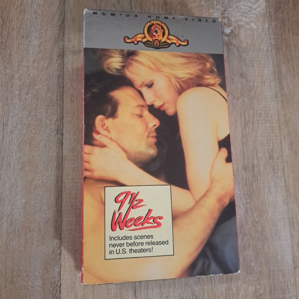 Movie 9½ Weeks VHS Tape Classic Vintage